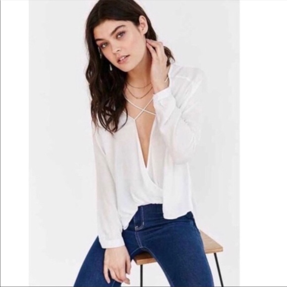 Silence + Noise Crisscross Top